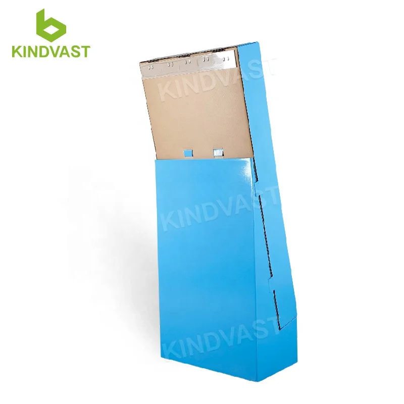 Custom Retail Pos Toy Store Kids Bookshelf Cardboard Floor Funko Pop Product Rack Doll Merchandise Paper Display Stand