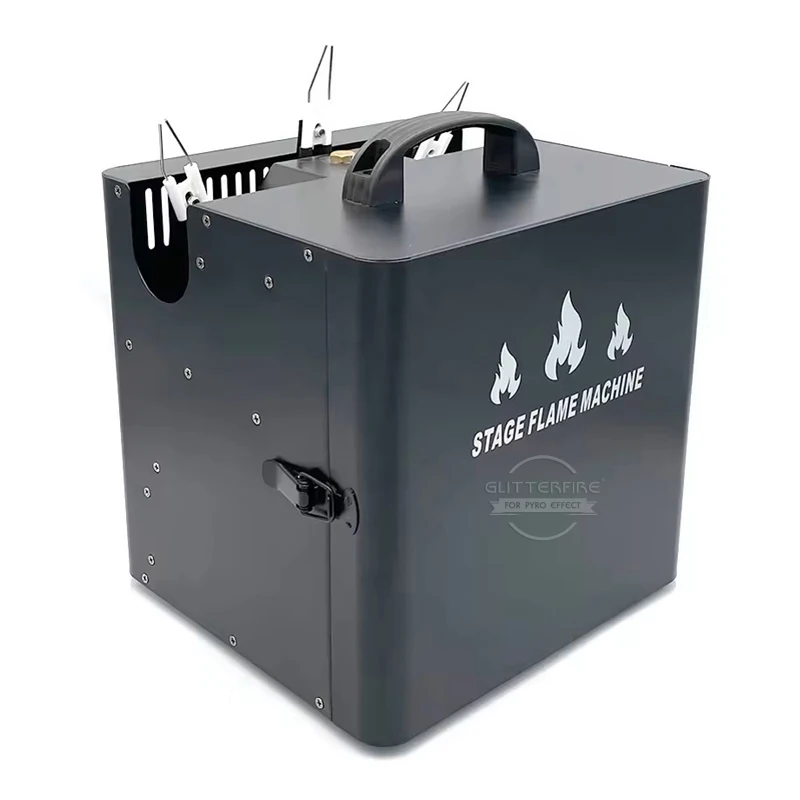 180W Triple Head Fire Machine Dj Fire Flame Machine for Parties Events DMX Flame Projector