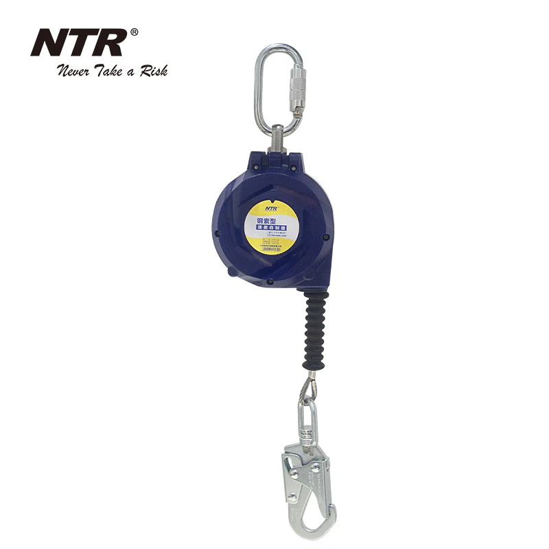 
Retractable Fall Protection Self Retracting Lifeline with Steel Snap Hook 