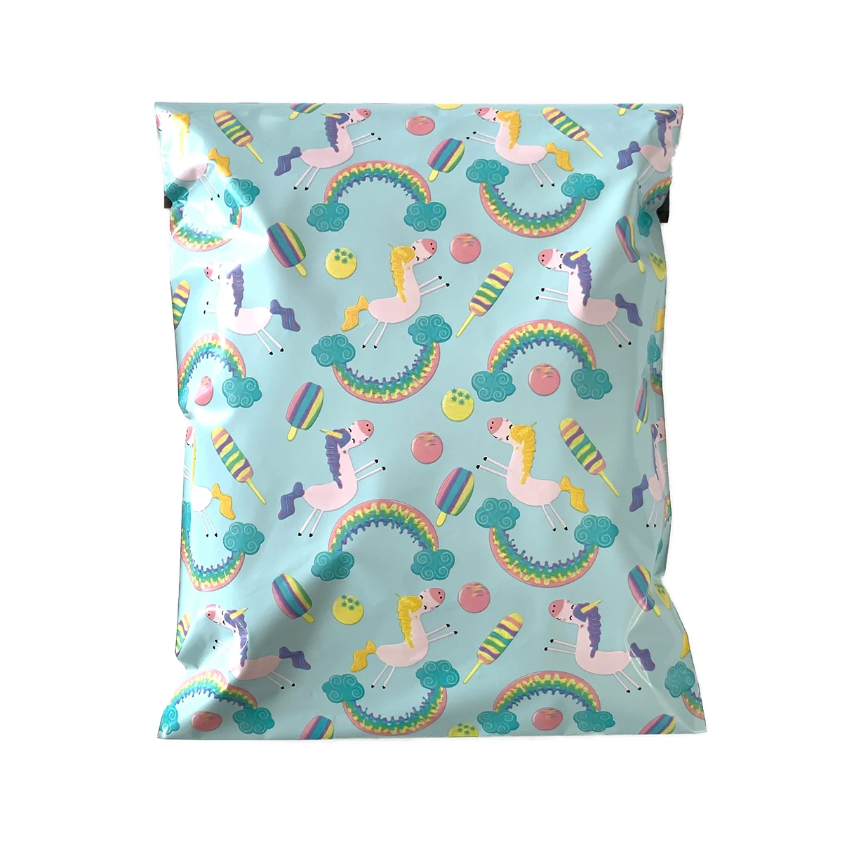 Custom Plastic Printed Colored Delivery Packaging Bags For Clothes Courier Bag Biodegradable Logo