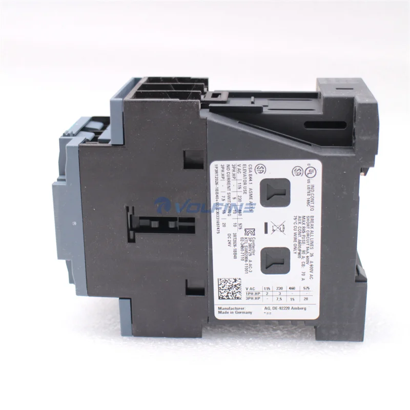 Оригинальный Новый 3RT2026-1BB40 Контактор мощности AC-3e/AC-3 25 A 11 kW / 400 V 3-полюсный 24 DC Вспомогательные контакты