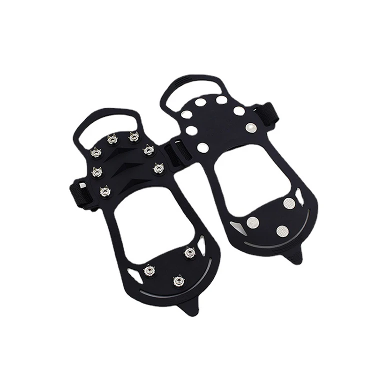 Hot selling anti slip safe snow shoe cover outdoor stainless steel anti slip ice claws