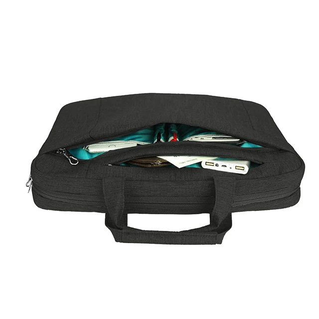 BSCI Custom Laptop Bag 15.6 Inch Briefcase Shoulder Messenger Bag Custom business logo laptop bag recycled crossbody briefcase