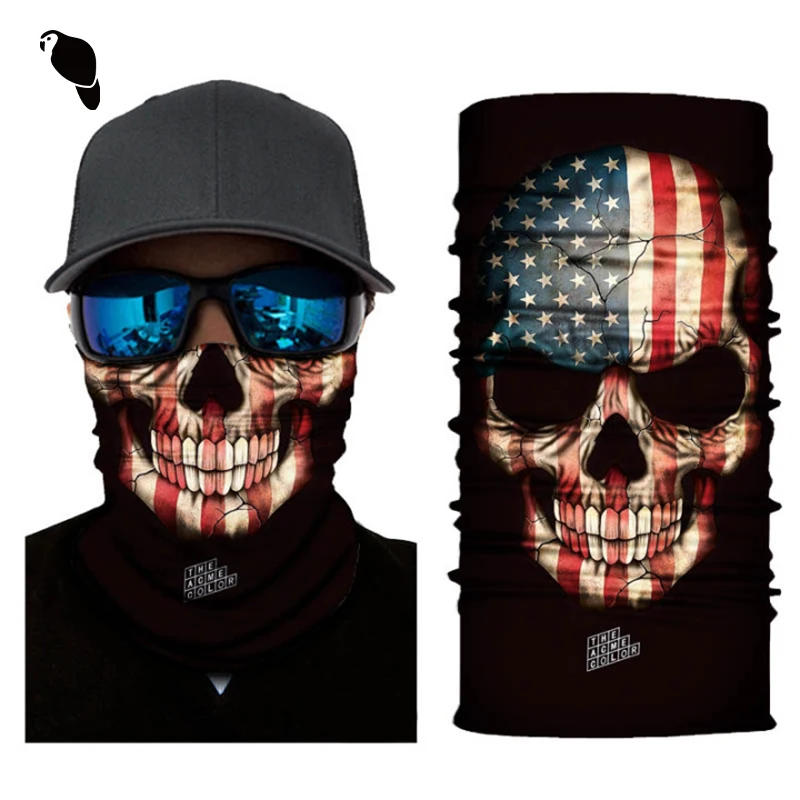 LEO Promotion Breathable Neck Scarf Fashion Sport Cycling Facemask Multifunctional Magic Head Seamless Tube Bandana