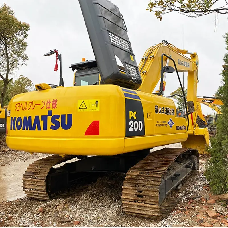 2022 95% new used komatsu pc 200 7 8 used heavy duty equipment komatsu excavator for sale