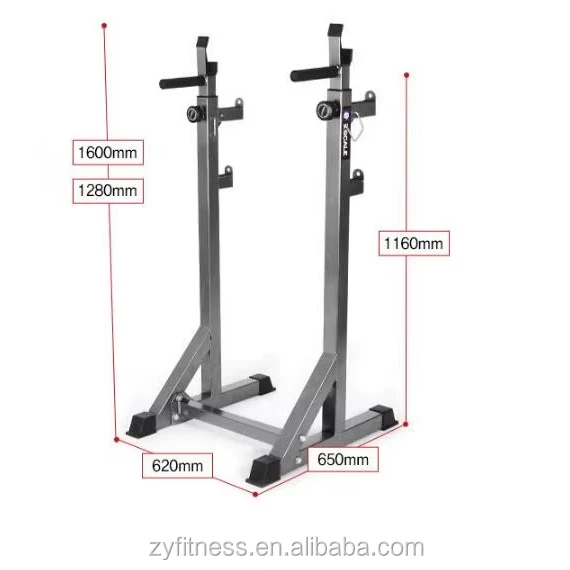 ZYFIT: двойная стойка для внутреннего домашнего фитнеса устройство подтягивания одной стойки сгибание штанги