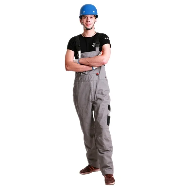 Bib Overall with multiple pockets/mens fashion work bib pants