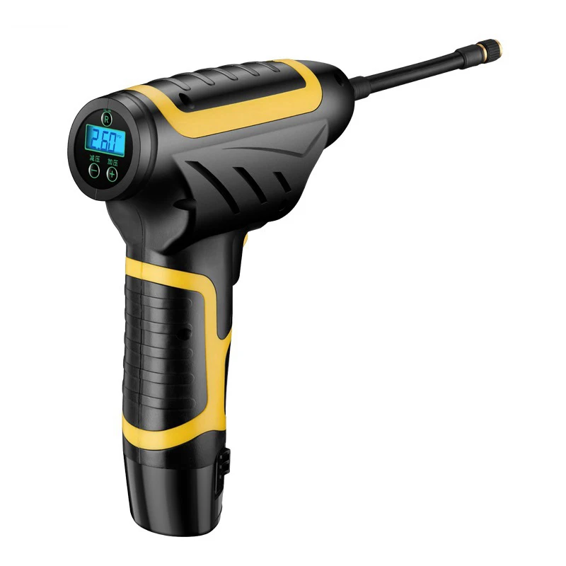  2020 LED light Portable handheld Cordless Auto Tyre air inflator Pump Car Air Compressor rechargeable car
