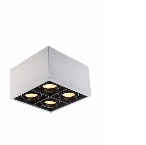 Traditional halogen or led MR16 GU5.3 wash spot down 4 heads square china supplier zhongshan lighting