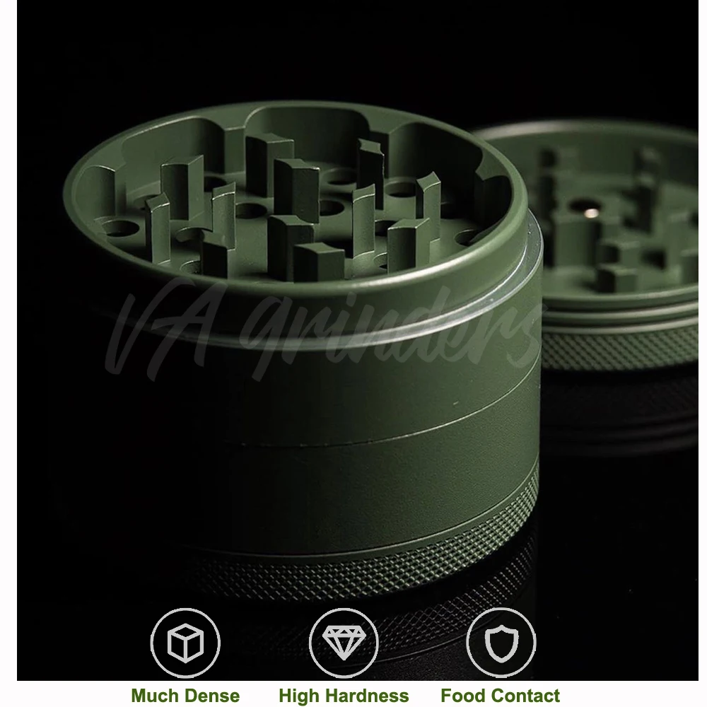 Luxury Ceramic Herb Grinder Machine 2024 New Wholesale Manual Herb & Spice Tools Custom Logo Metal Smoking Tobacco Shredder