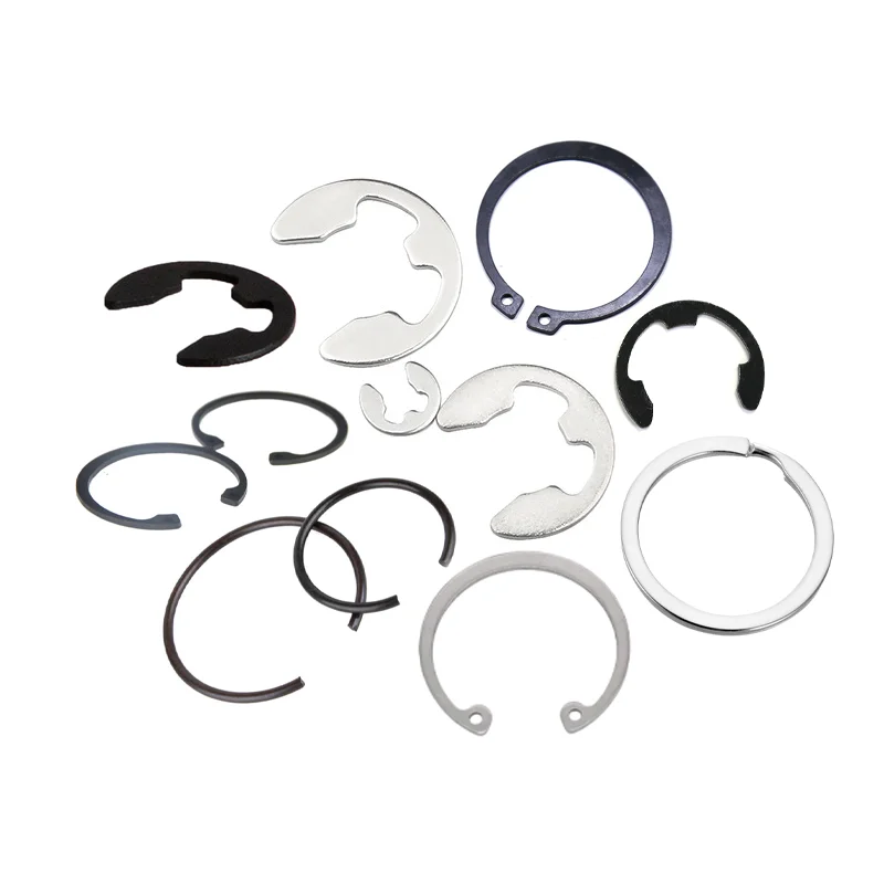 M6 M8 M20 M10, carbon steel stainless steel C Type Retaining Ring External Retaining Rings Circlip E Shape Lock Washer/