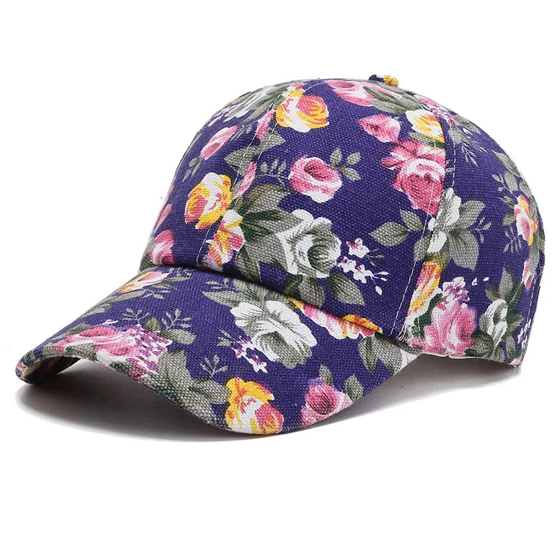 Factory Direct sales 2024 new star spray flower baseball cap classic cool style can be customized LOGO
