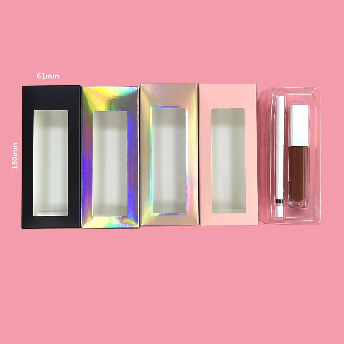 Free sample high pigmented waterproof matte makeup lip gloss set long lasting private label glitter lip gloss with liner kit