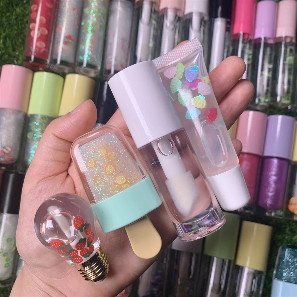 Wholesale Vegan Shimmer Private Label Lipgloss Custom Logo Gold Metallic Create Your Own Lip Gloss Manufacturing