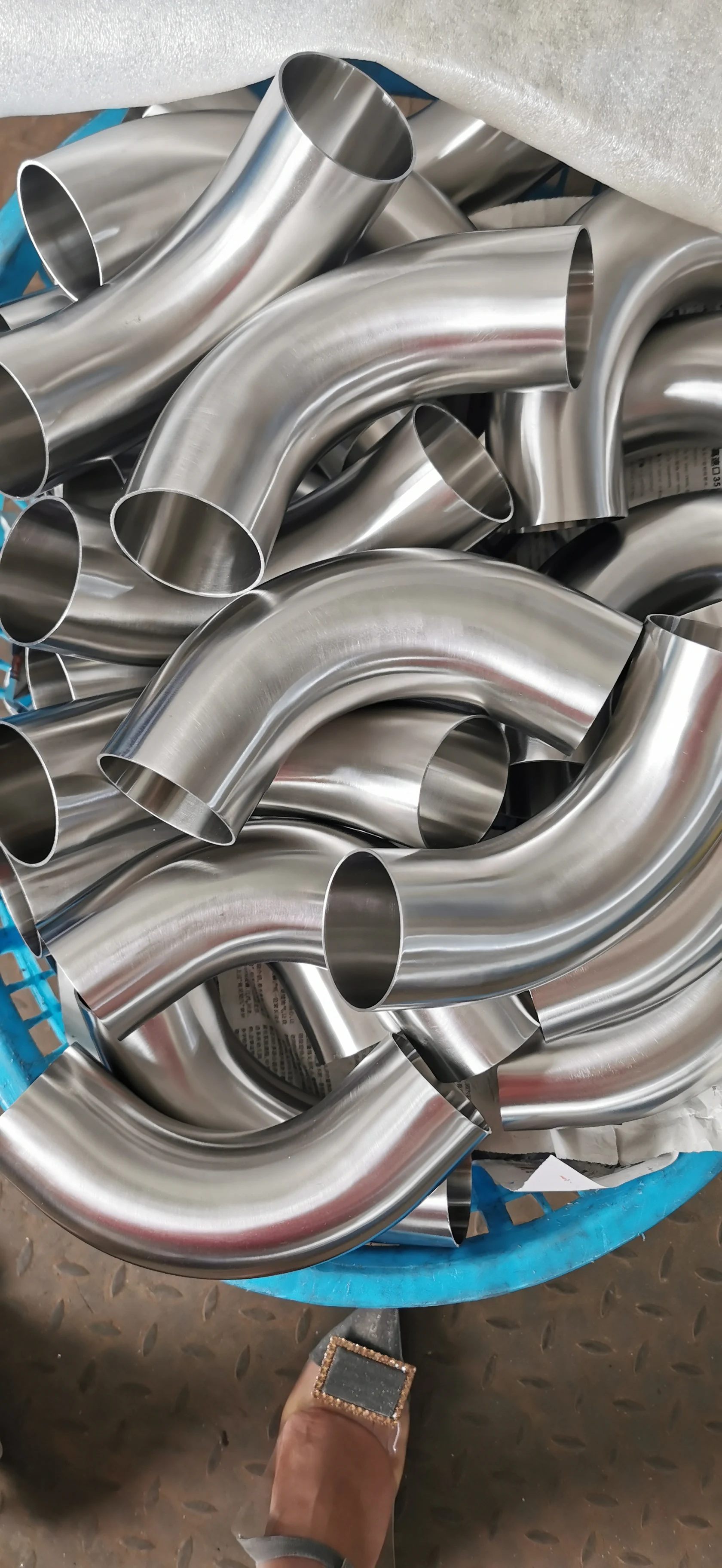 Sanitary Pipe Fittings Stainless Steel Butt-Weld Elbow