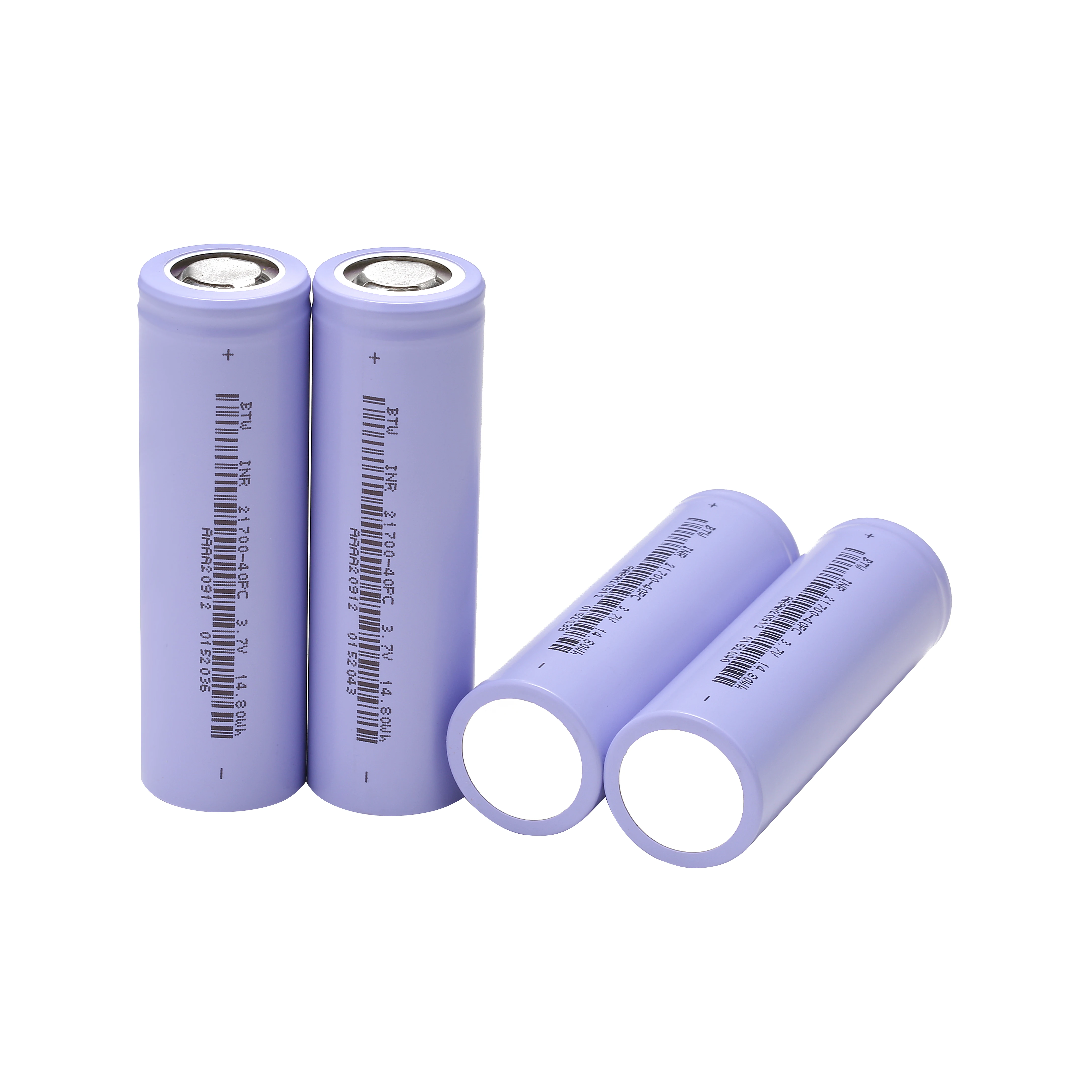 Cylindrical large-capacity 3.7v 21700 ternary lithium battery outdoor power bank power bank 21700 lithium ion batteries