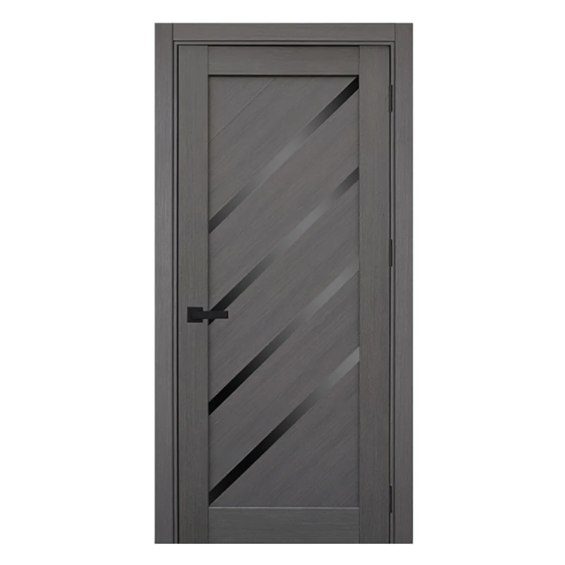 Luxury Style WPC Door Waterproof Anti-Termites Soundproof Surface Finished  WPC PVC Bedroom Doors