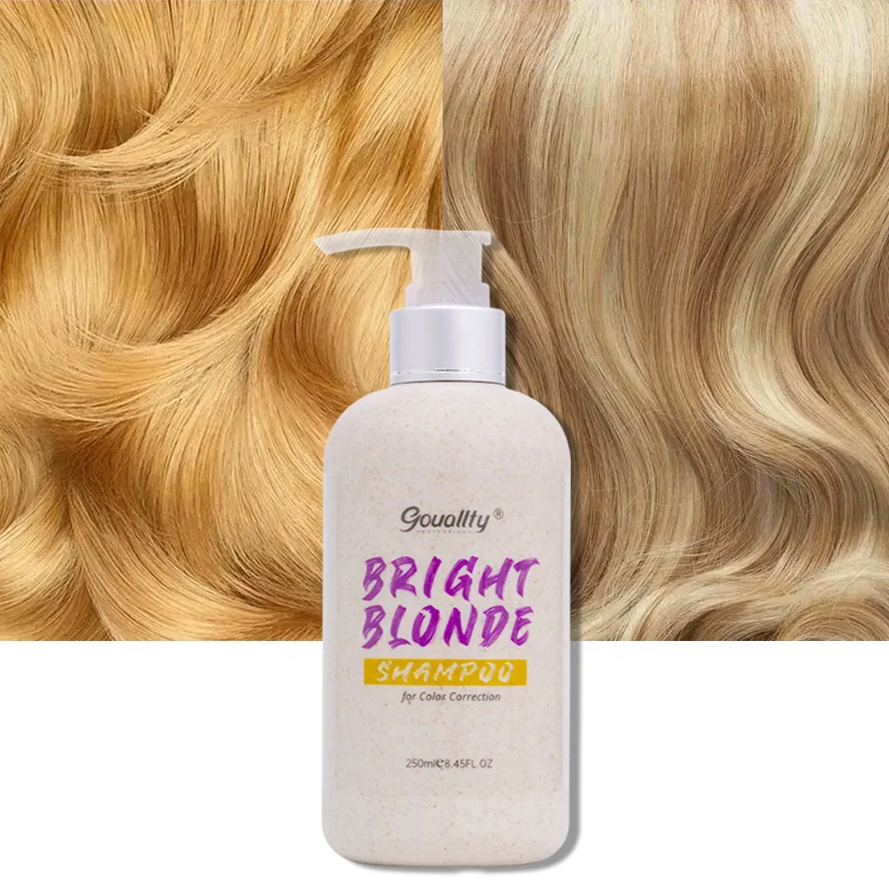 Custom Brands Organic Anti Yellow Shampoo Wholesale oem Hair Purple Shampoo