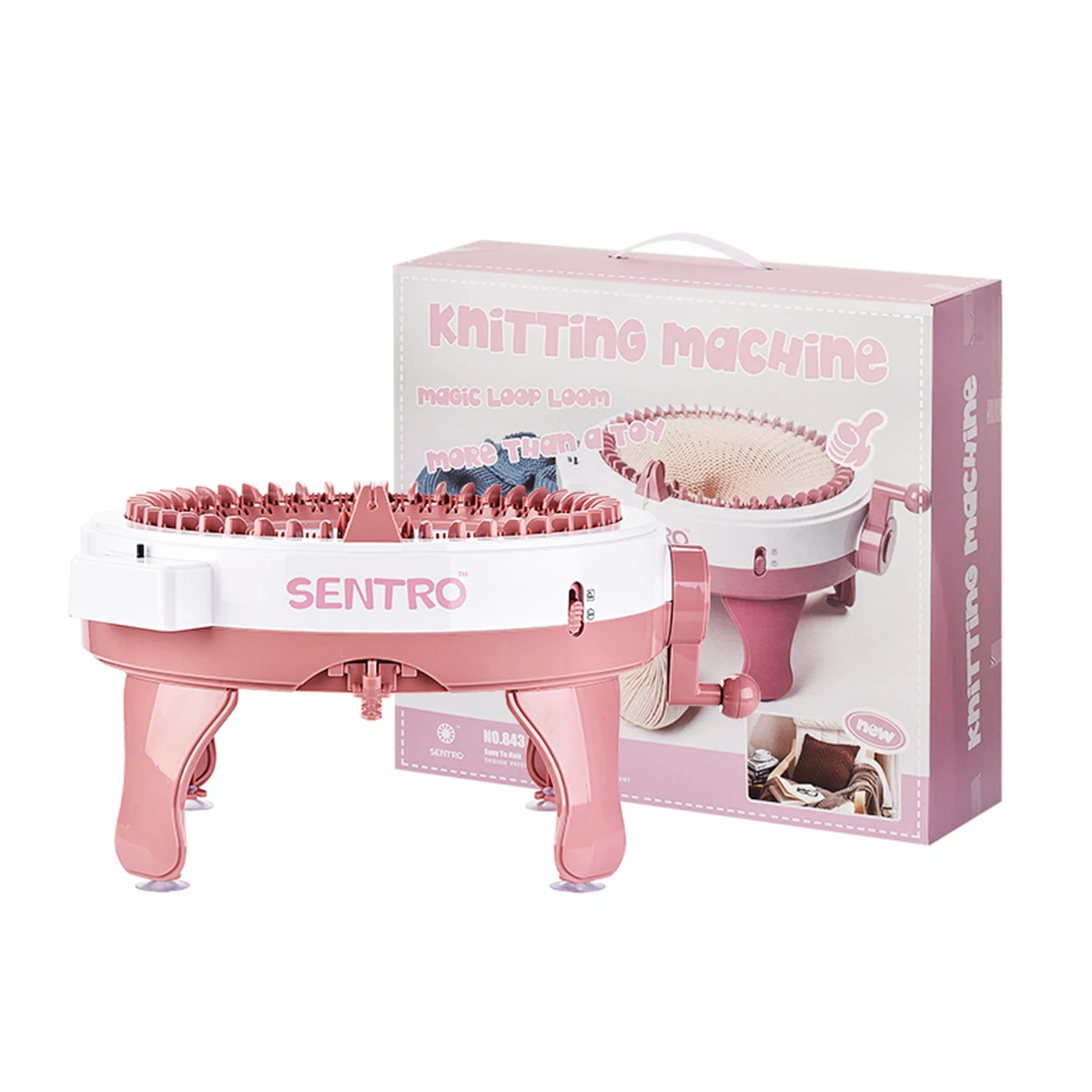 Высококачественный цилиндрический шерстяной ткацкий станок, Детские игрушечные вязальные машины для девочек