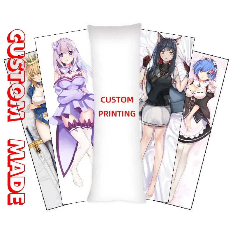 Customizable Personalized Anime nude Dakimakura Pillow case Cover  Cushion Cover