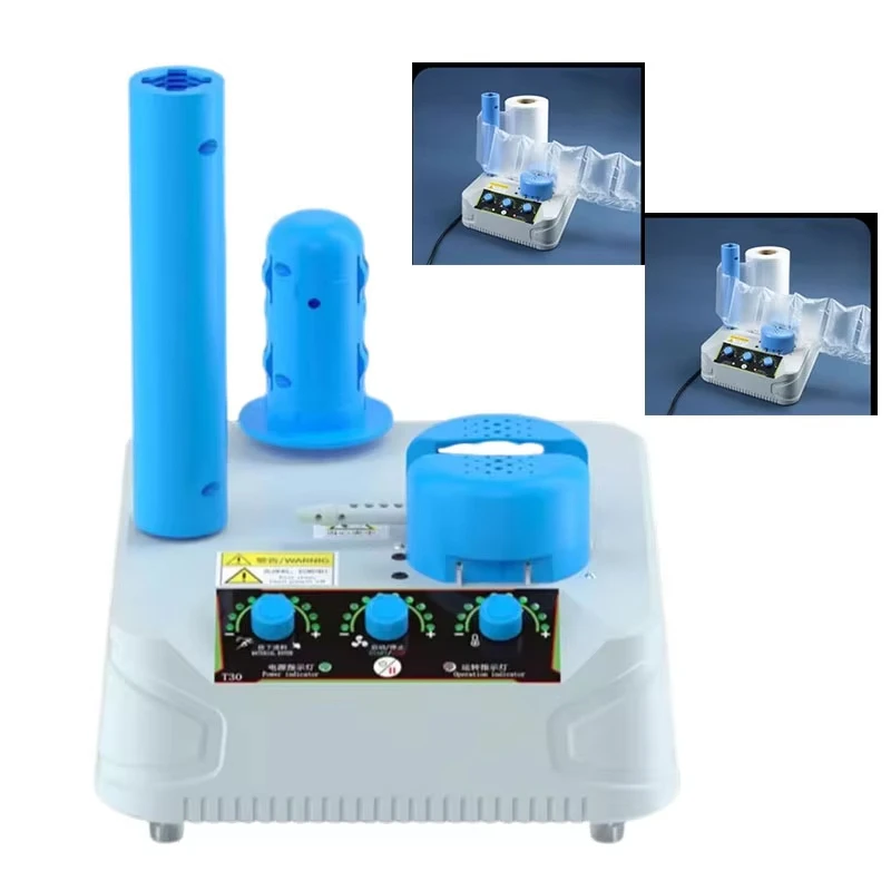 Express Packaging Tool Air Pillow Bag Bubble Column Buffer Inflatable Bag Automatic Filling Air Cushion Machine 110V/220V