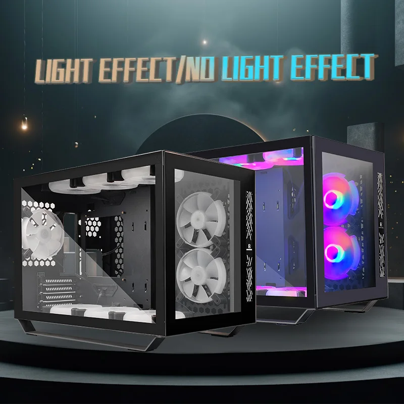 Choiyan Wholesale Portable Desktop Computer Pc Case Casing Accessories High-end Office Gaming Case Pc