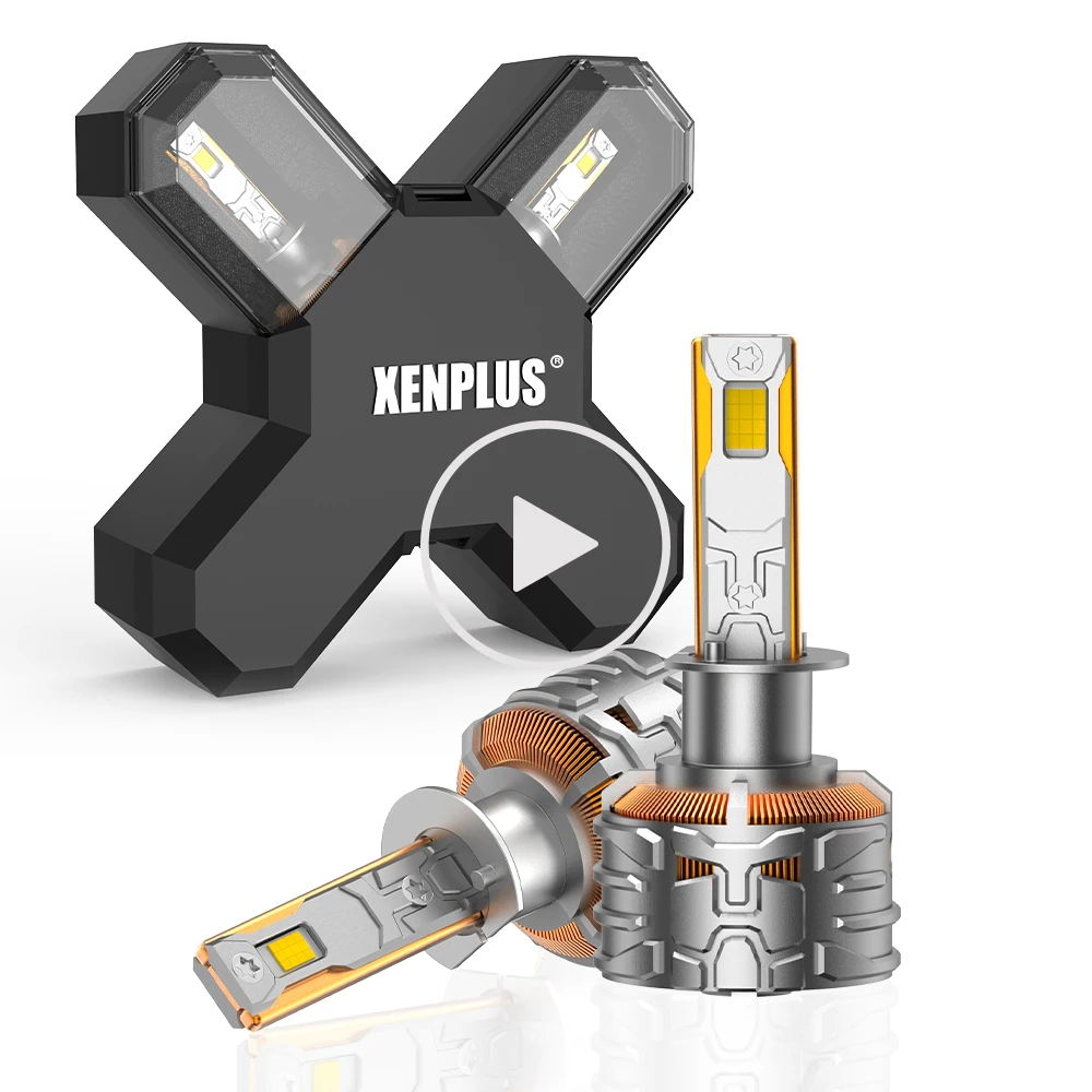 Xenplus X1 H4 светодиодные фары оптом двойная медная трубка 240 Вт 55000lm 6500k универсальная ближний свет H1 H7 H13 для автомобильных светодиодных ламп
