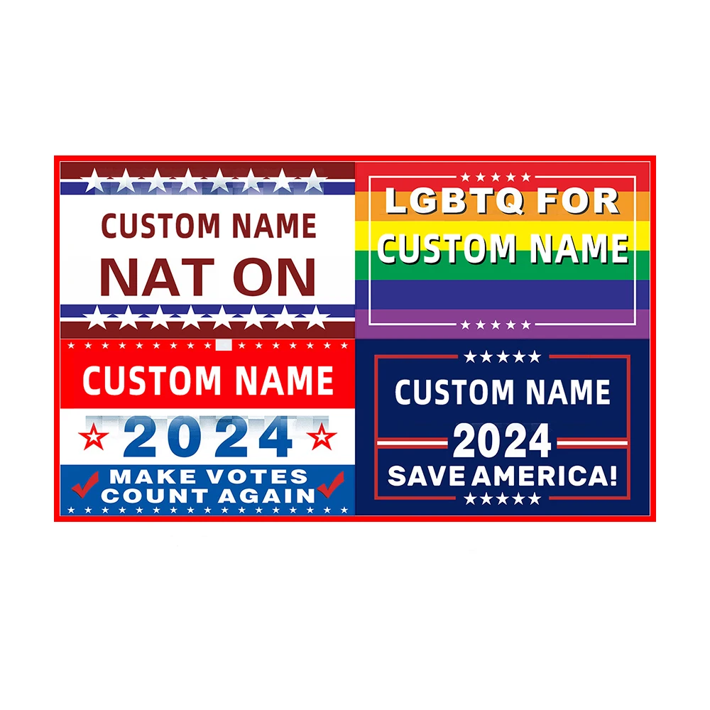 Custom Polyester 2024 Save Take Make America Again Back Great Flags 3x5Ft MAGA Flag banner