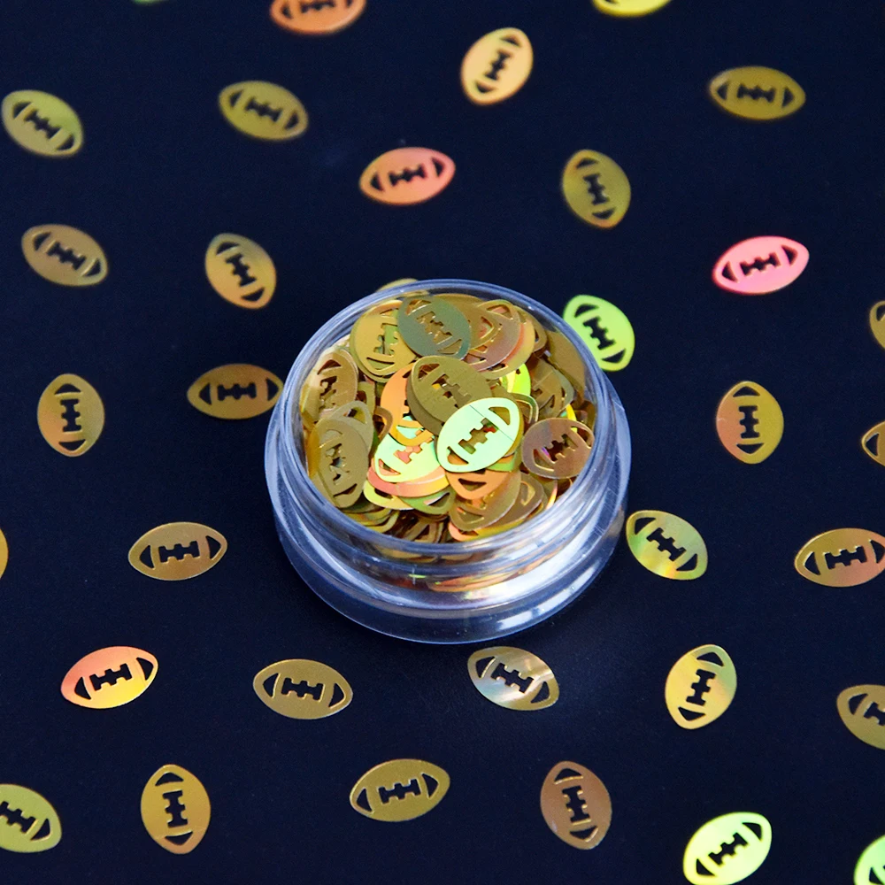 Eco-friendly Wholesale custom leaf shape glitter spring green new Marijuana leaf glitter