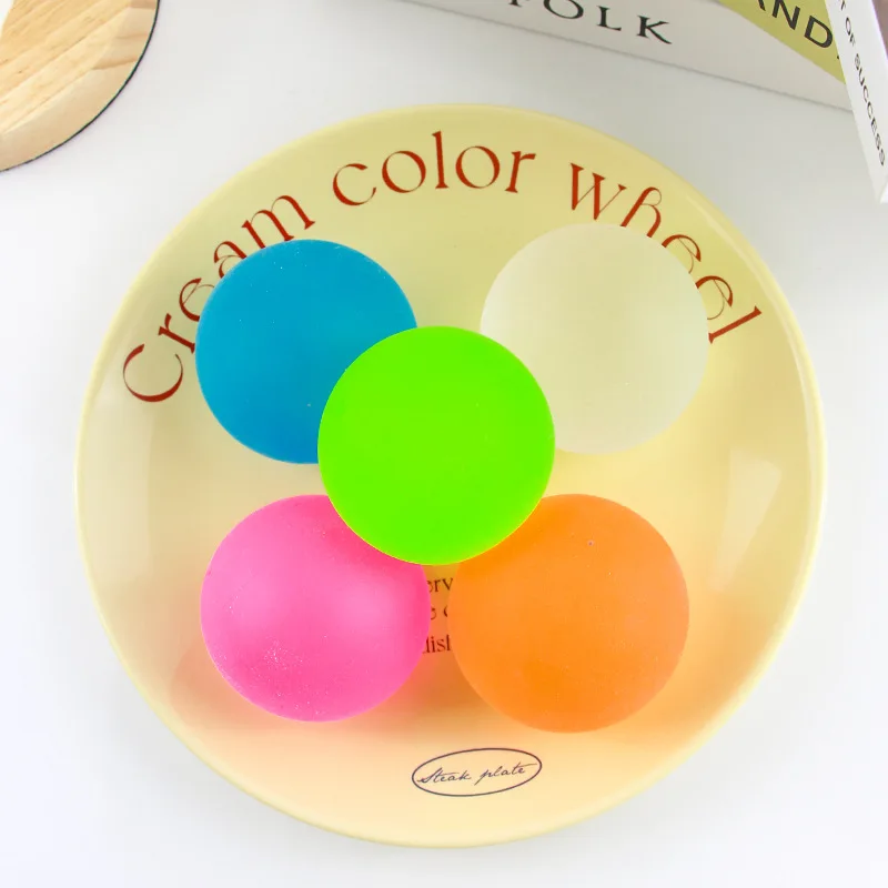 New Arrival Maltose Anti Fidget Ball 6cm TPR Sugar Stretch Balls Stress Ball Gel Squeeze Release Stress Toys OEM
