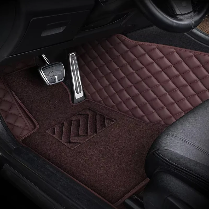 Non-Slip Interior Car Mats XPE and Leather Material 3D Design Floor Mats for Toyota Camry Honda Accord Civic and Yaris
