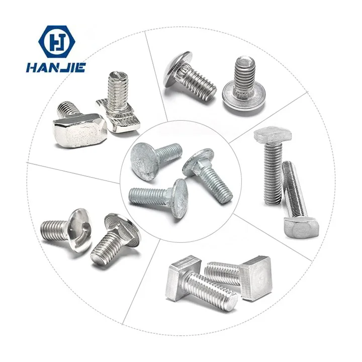 SS304 18-8 A2 DIN603 кареточный болт с грибовидной головкой