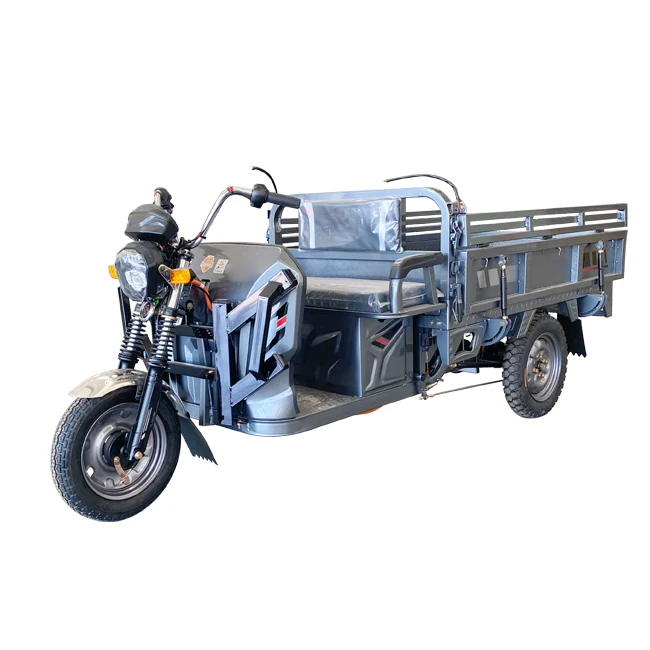 All Terrain Cargo Tricycle Agricultural Cargo Electric Tricycle Popular Three Wheel Cargo Electric Tricycle