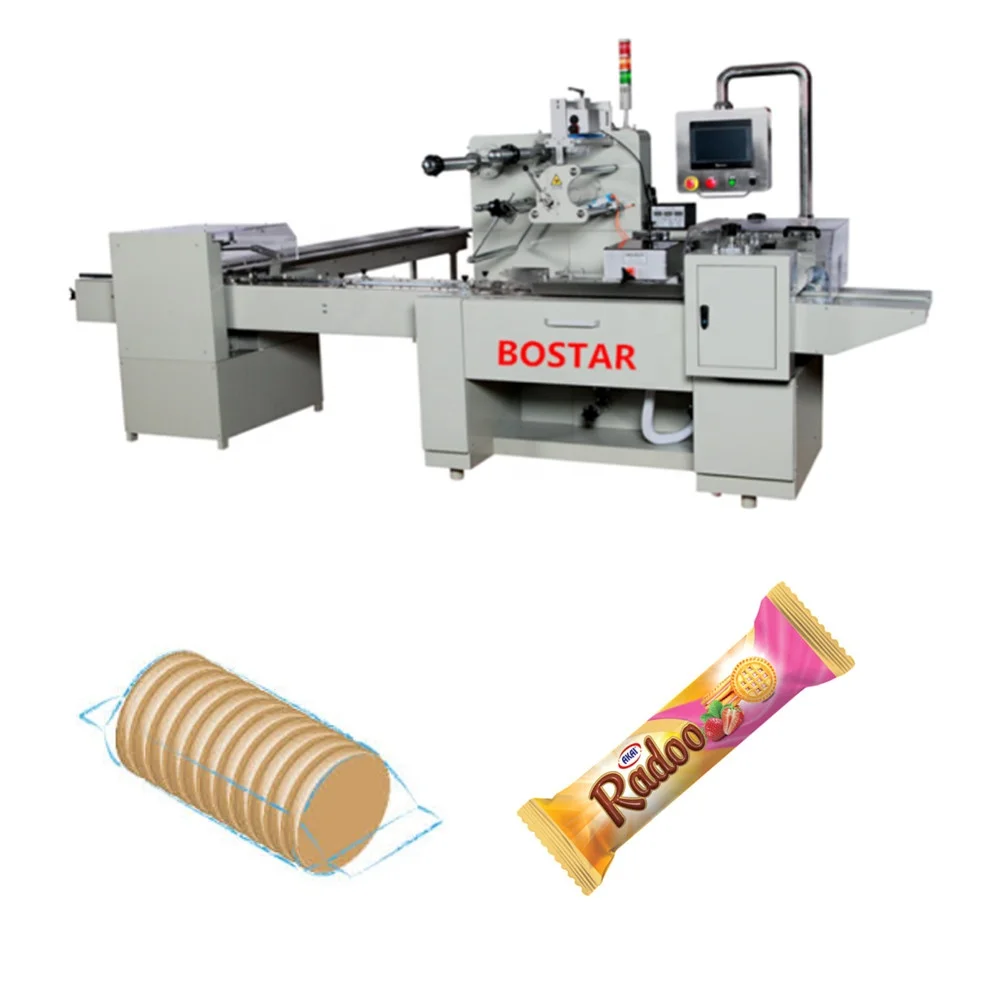 Bostar Professional Small Simple Biscuit Sandwiching Food Packaging Sealing Machines