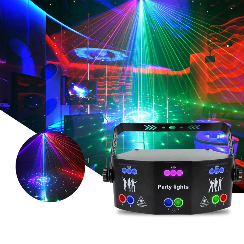 15 eyes LED laser effect moving beam lights dj night club LED Stage Light disco ball projector lazer lamps