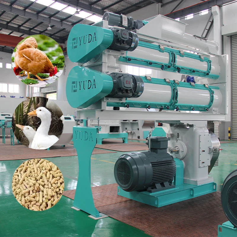 YUDA Pig Feed Pelletizer Pellet Machine Chicken Feed Pellet Machine Animal Feed Granulated Machine
