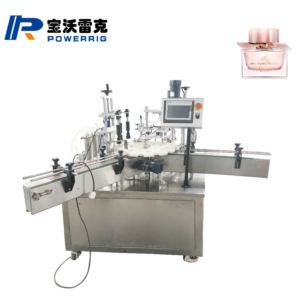 Customized Deodorant Perfume Fragrance Body Spray bottle filling capping machine