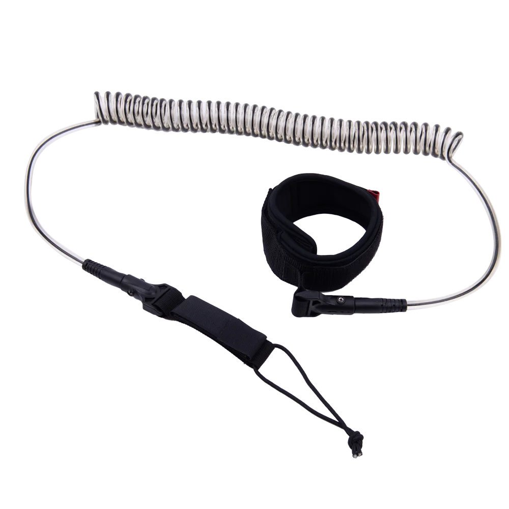 Water-Resistant Coiled Sup Leash Stand Up Paddle Coiled Leash For Kayaking