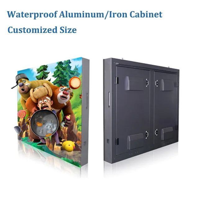 
Hot Sale Customized Size P3 P4 P5 P6 P8 P10 Outdoor Full Color Led Display Screen Big Advertising Billboard 