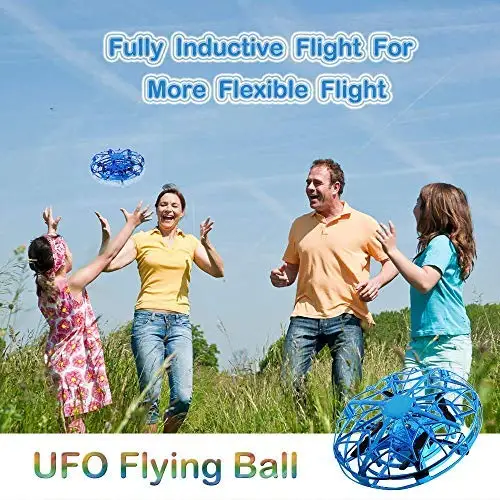 Eson Style Hands Operated Drones for Kids Adults Handsfree UFO Helicopter easy Indoor Outdoor Mini UFO Ball Drone Flying toy