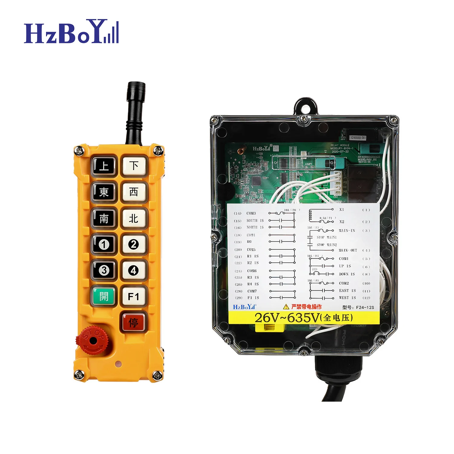 F24-12s Industrial Wireless Remote Control for Tower Crane