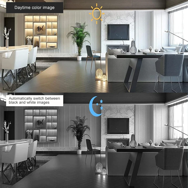 Mini Camera Wireless WiFi Remote Monitor Tiny Home lP Camera Battery 5MP 6X Zoom Video Recorder Security Surveillance DV Camera