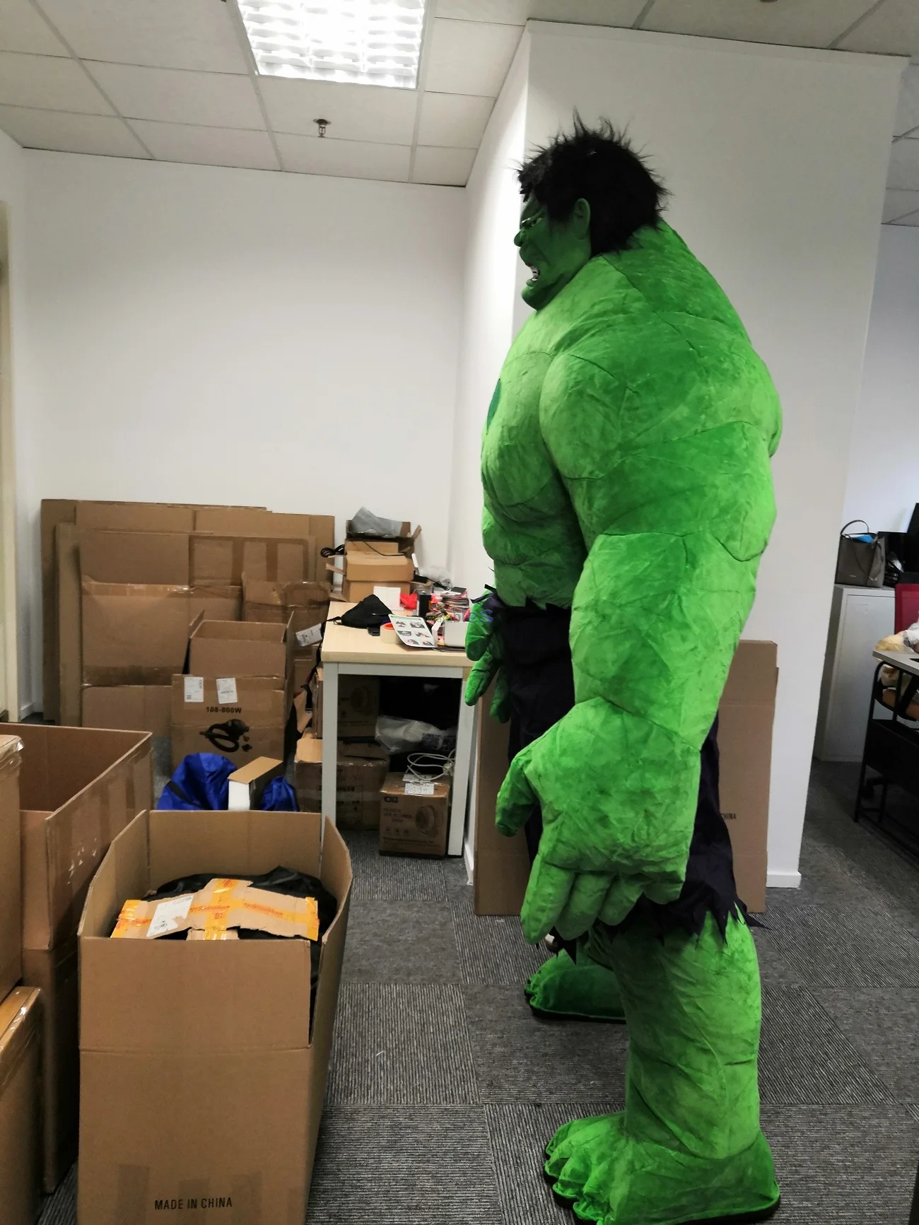 Hulk Mascot Costume Hot Sale Custom Inflatable Giant The Green Cartoon Mascot Costume For Adult