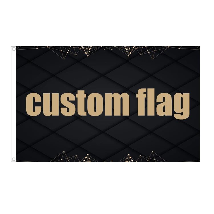 National 90*150 Polyester Fabric Banner Printing Wall Hanging Custom Flag Banner Hanging Banner Custom Logo Door Flags For Party