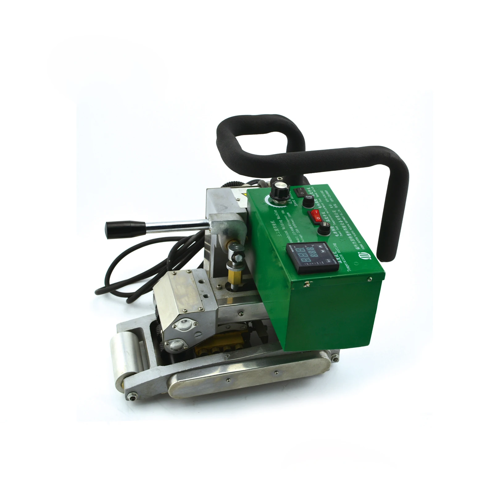 1800W Geo-Membrane Overlap Wedge Welder Machine 110V/220V Automatic Plastic Welding Machine for LDPE, PVC,HDPE,EVA,PP