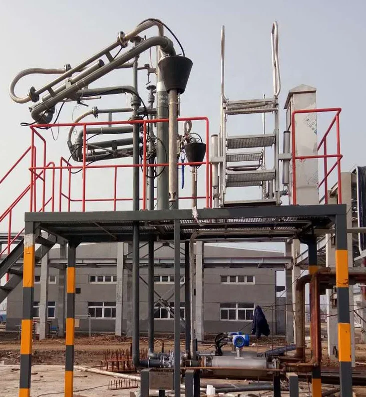 Fuel Oil Refined Diesel Aluminum Top And Bottom Truck Liquid Loading Arm For Movable Top Loading Skid-Mounted System
