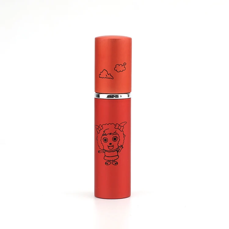 Mini empty perfume bottle 25 ml glass perfume bottle with aluminium tube