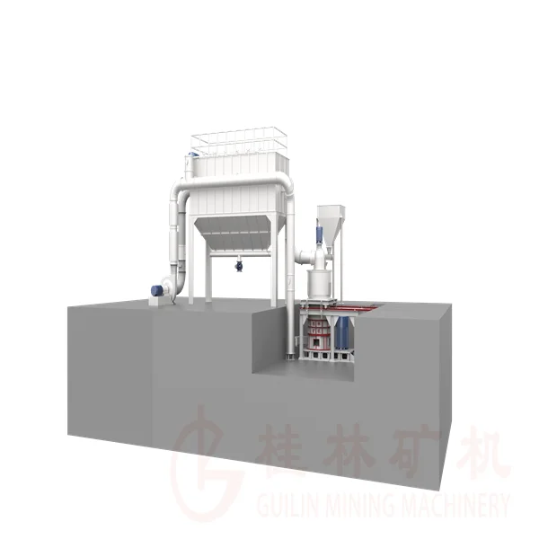 GKH3000C Superfine Ring Roller Mill - High Capacity Grinding for Heavy Calcium and Minerals