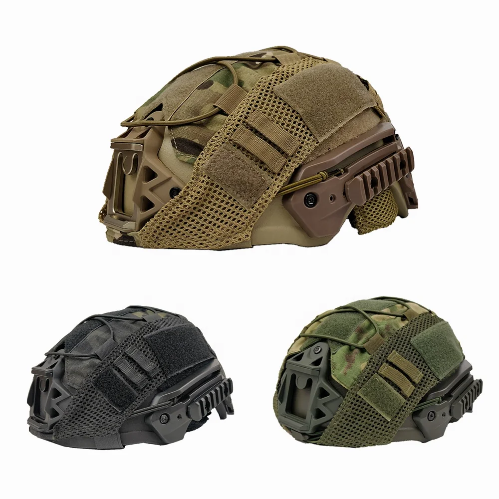 Mulitcam Team Wendy High Cut FAST MICH Ballistic Bulletproof Helmet Cover With Elastic Rope For Tactical Army