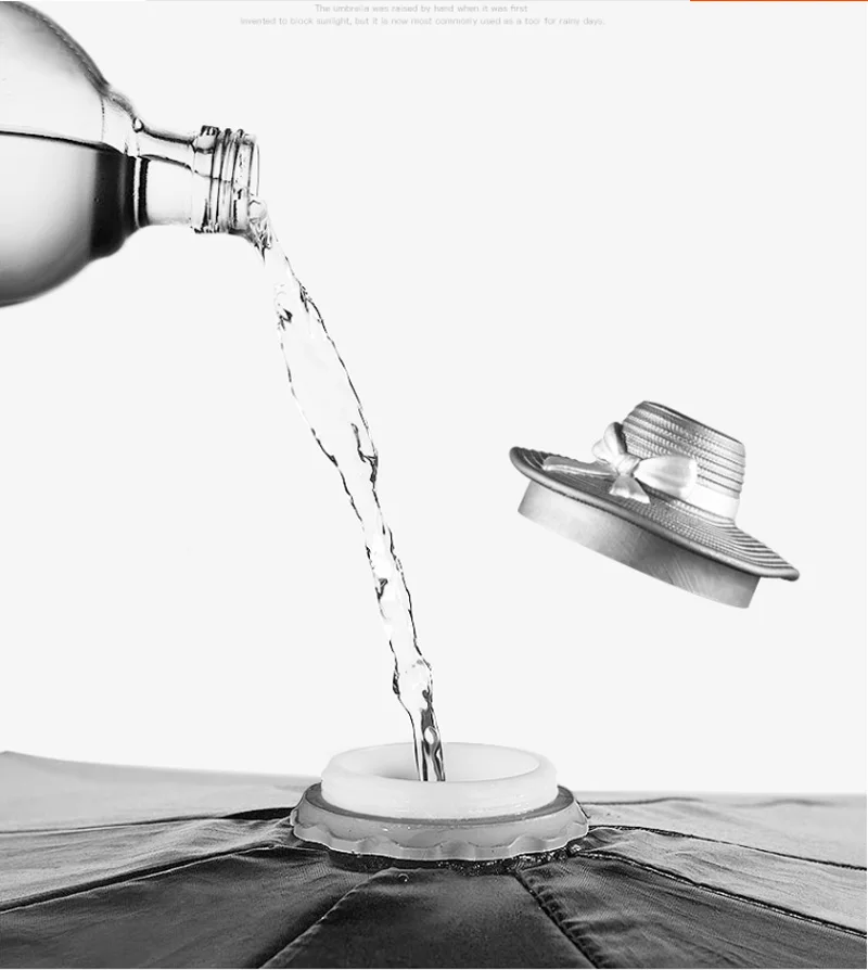 New Style  water spray mist 3 folding cooling umbrella with USB Charge